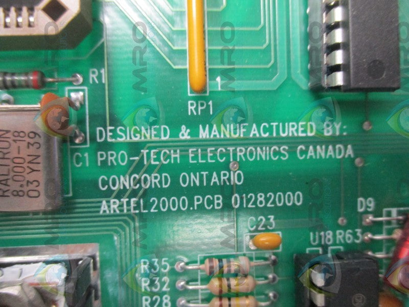 PRO-TECT ELECTRONICS ARTEL2000 01282000 CONTROL BOARD  UNMP