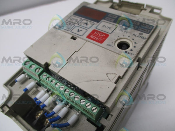 YASKAWA CIMR-J7AA20P7 INVERTER (AS PICTURED)  UNMP