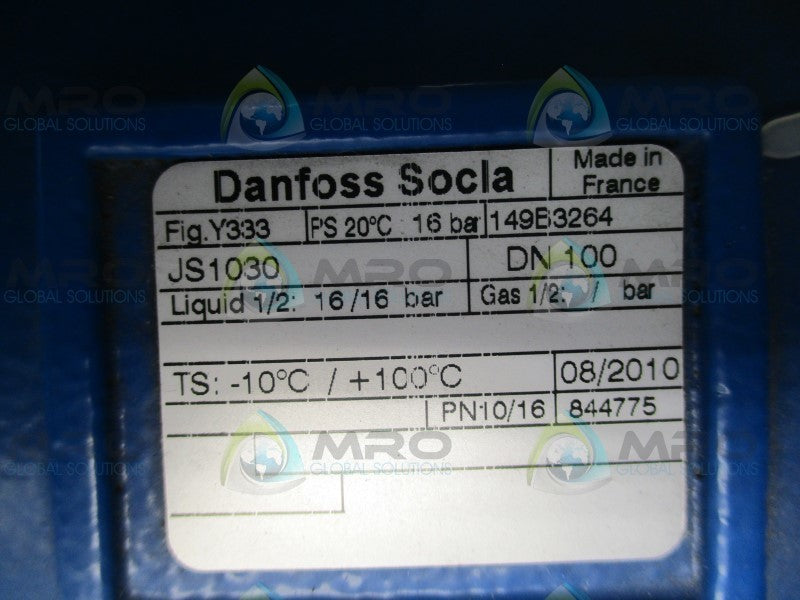 DANFOSS SOCLA 149B3264 Y333 SCREEN FILTER 4"  NSNP