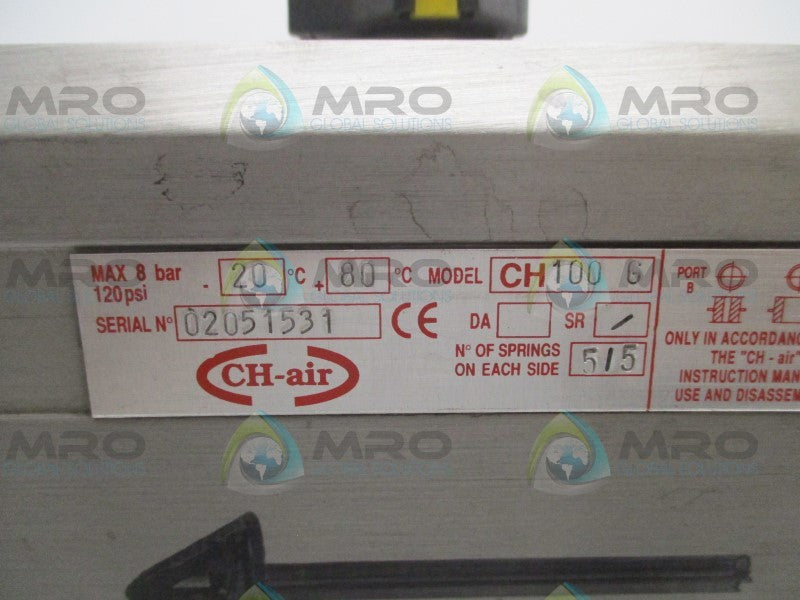 CH-AIR CH100G ACUTATOR ASSEMBLY  UNMP