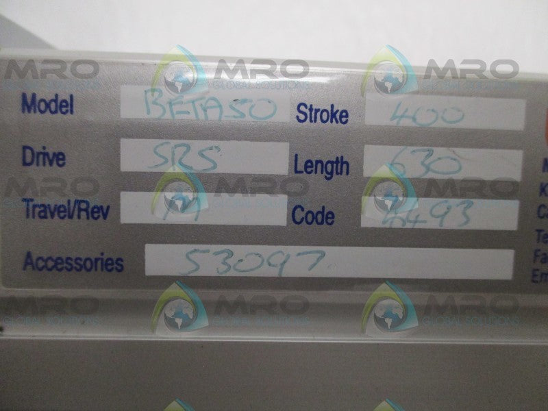 MOVAC BETA50 LINEAR CYLINDER  NSNP