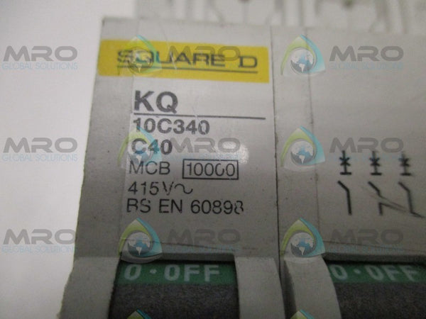 SQUARE D KQ10C340 CIRCUIT BREAKER 40A  NSNP
