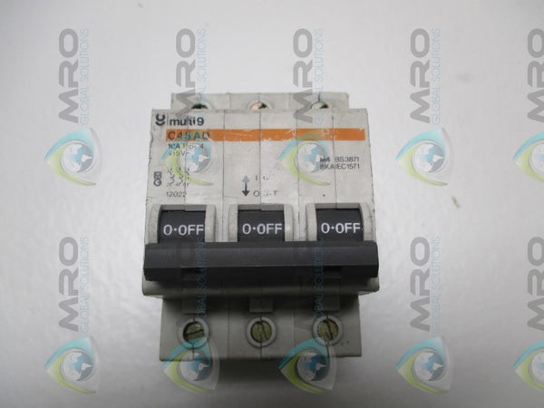 MERLIN GERIN 12022 C45AD CIRCUIT BREAKER 10A  UNMP
