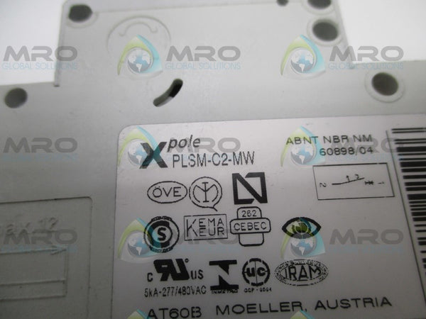 KLOCKNER MOELLER PLSM-C2-MW CIRCUIT BREAKER 2A  NSNP