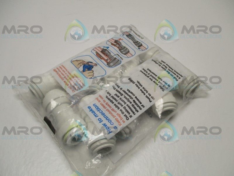 JOHN GUEST PPM0412W STRAIGHT CONN. 12mm (PKG. OF 10)  NSMP
