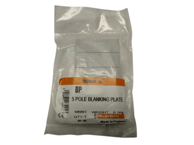 MERLIN GERIN 68991 5-POLE BLANKING PLATE  NSMP