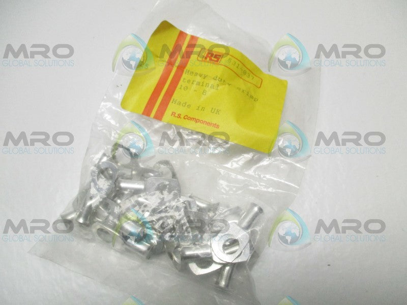 RS PRO CT10-8 531-037 HEAVY DUTY CRIMP TERM. (PKG. OF 25)  NSMP
