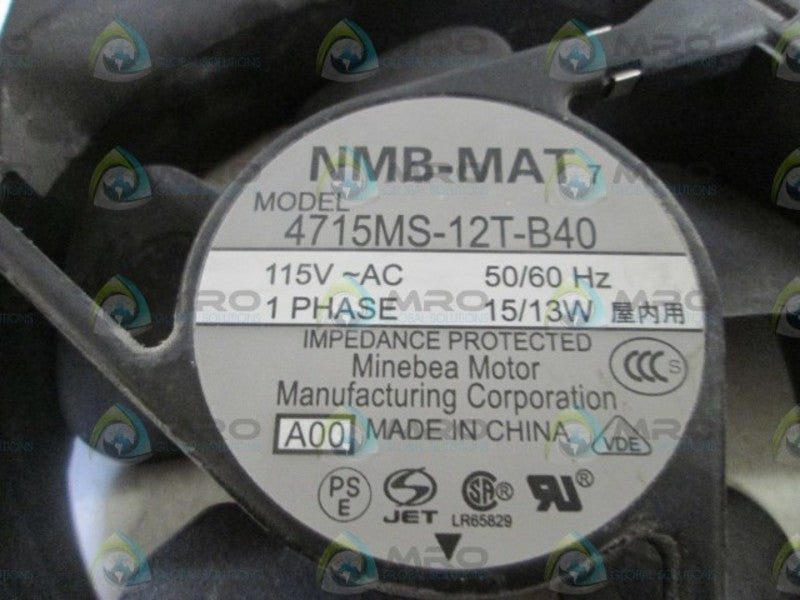 MINEBEA MOTOR FAN 4715MS-12T-B40 UNMP