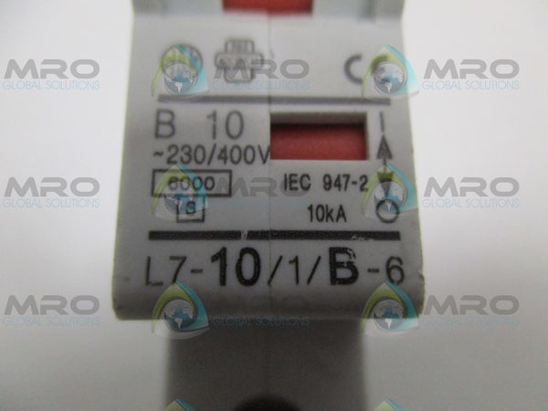 F&G L7-10/1/B-6 CIRCUIT BREAKER 10A  UNMP