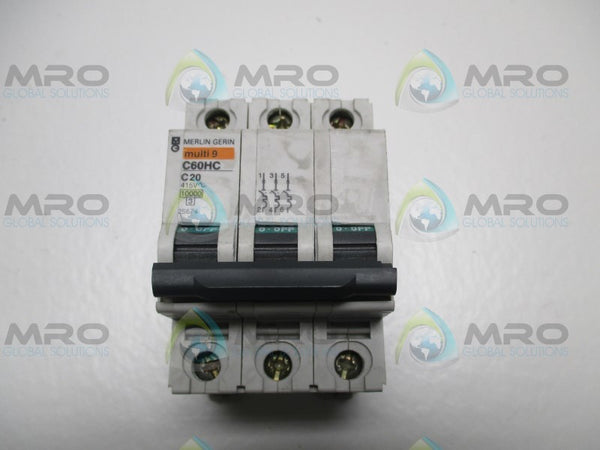 MERLIN GERIN 25674 CIRCUIT BREAKER 20A 415V  UNMP