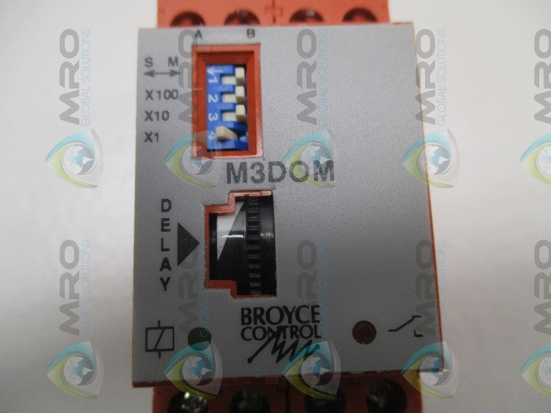 BROYCE CONTROL M3DOM TIME DELAY RELAY  NSMP