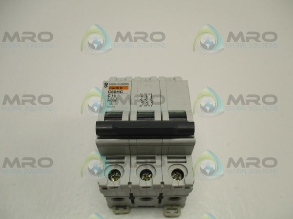 MERLIN GERIN 25673 C60HC CIRCUIT BREAKER 16A  NSNP