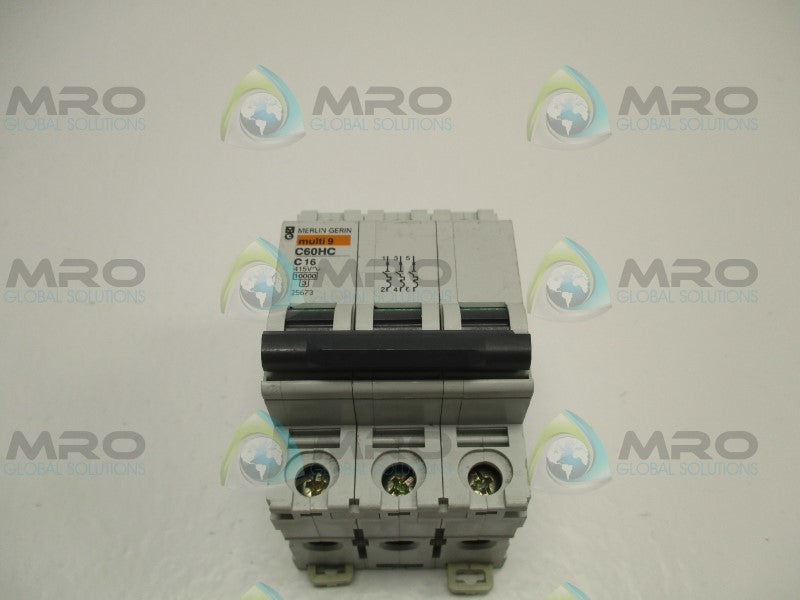 MERLIN GERIN 25673 C60HC CIRCUIT BREAKER 16A  NSNP