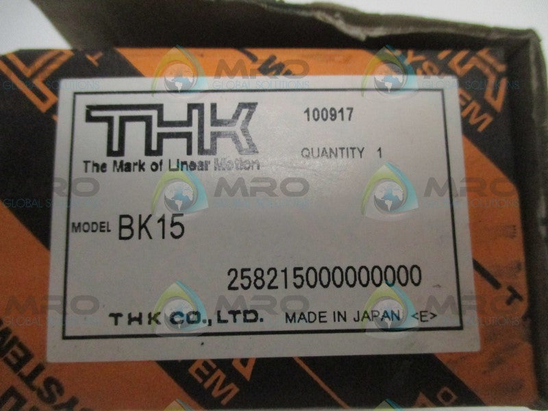 THK BK15 BALL SCREW UNIT  NSMP