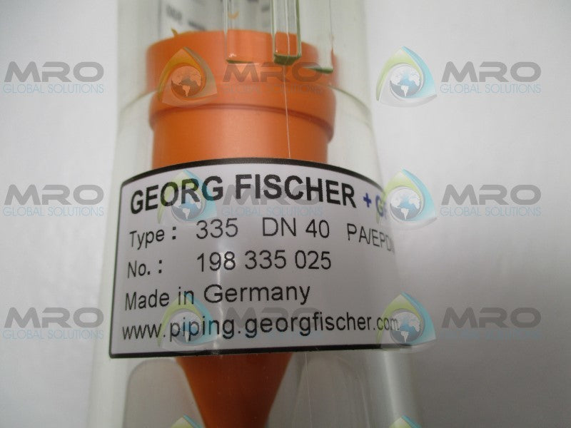 GEORGE FISCHER 198335025 D50dn40 VARIAVLE AREAD FLOW METER  NSMP
