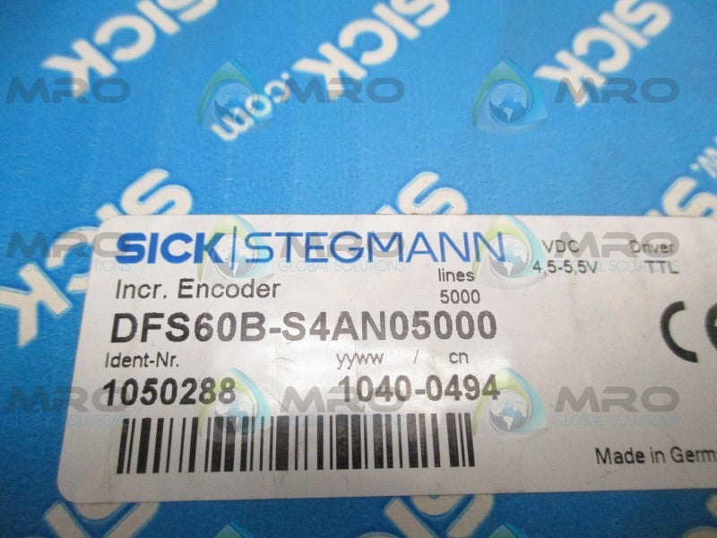 SICK STEGMANN DFS60B-S4AN05000 INCREMENTAL ENCODER  NSMP