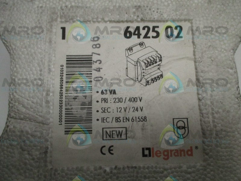 LEGRAND 642505 PANEL MOUNT TRANSFORMER  NSMP
