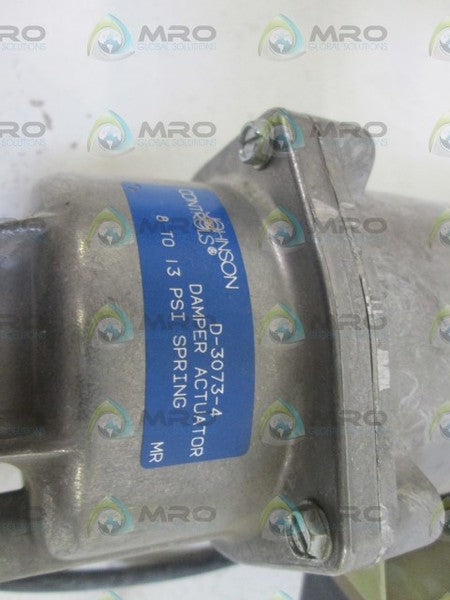 JOHNSON CONTROLS DAMPER ACTUATOR D-3073-4 UNMP
