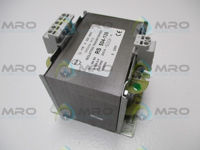 RS PRO 10-5979 504-139 ISOLATING TRANSFORMER  NSNP