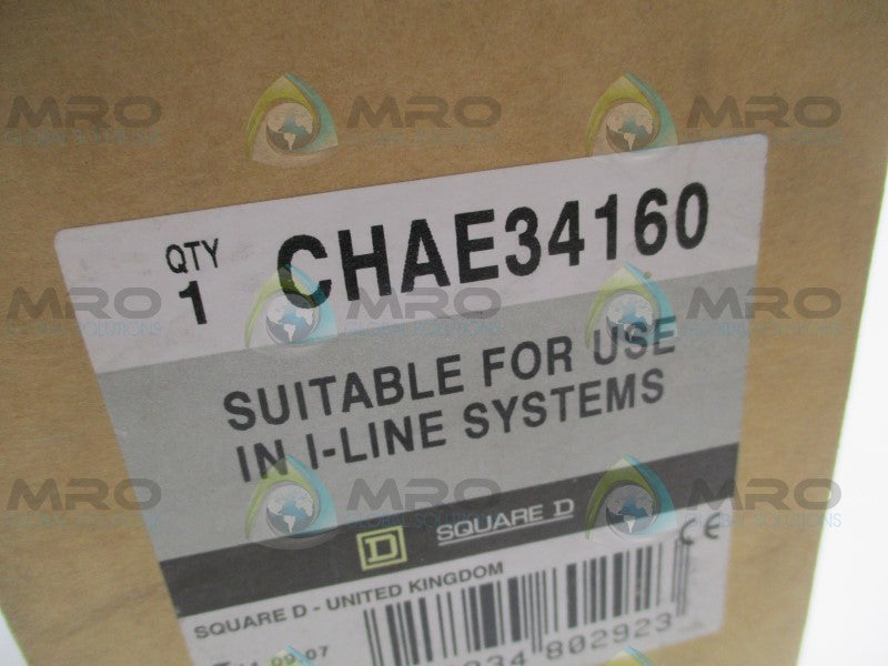 SQUARE D CHAE34160 CIRCUIT BREAKER 160A  NSMP