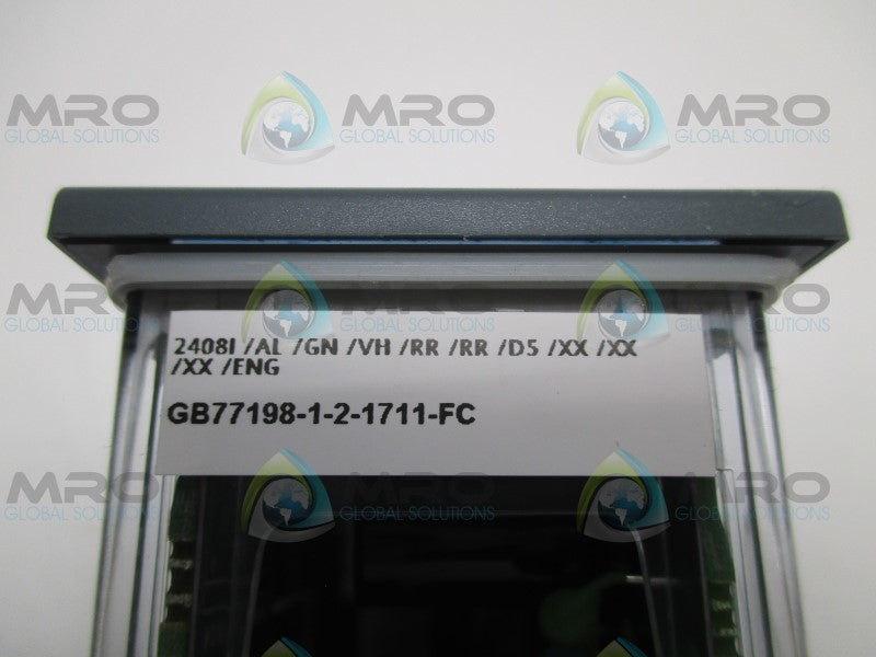 EUROTHERM 2408I/AL/GN/VH/RR/RR/D5 TEMP. CONTROLLER (AS PICTURED)  NSMP