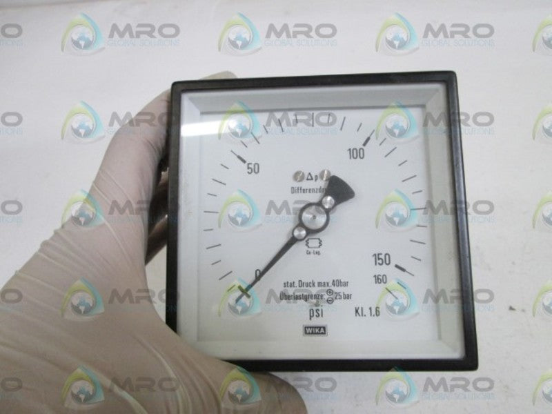 WIKA GAUGE  160PSI 714.11.096X096 NSMP