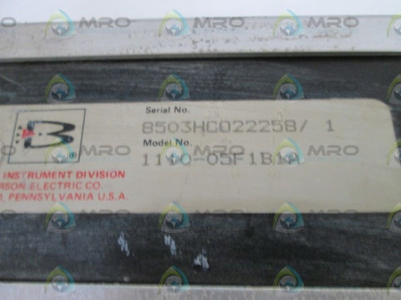 BROOKS FLOW METER 1110-05F1B1A  UNMP