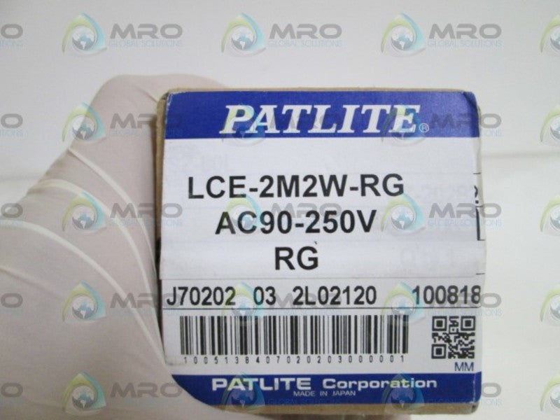 PATLITE LAMP TOWER LCE-2M2W-RG NSMP