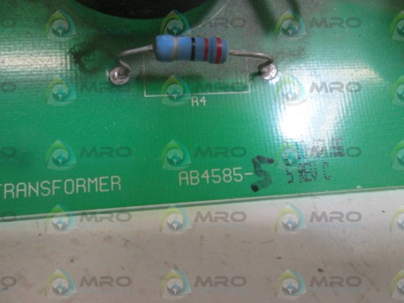 PILLAR INDUSTRIES FIRING TRANSFORMER BOARD AB4585-5 UNMP