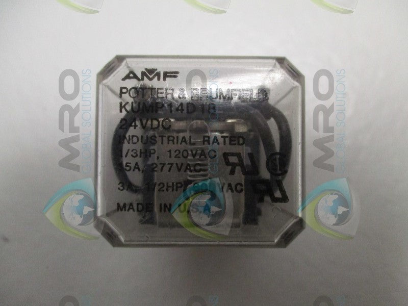 POTTER & BRUMFIELD KUMP-14D18-24 RELAY 24VDC   UNMP