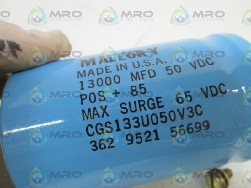 MALLORY CAPACITOR CGS133U050V3C NSMP