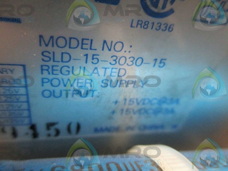 SOLA SLD-15-3030-15 POWER SUPPLY  UNMP