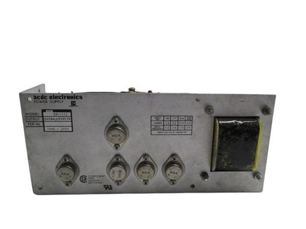 ACDC ELECTRONICS 551-111 POWER SUPPLY  UNMP