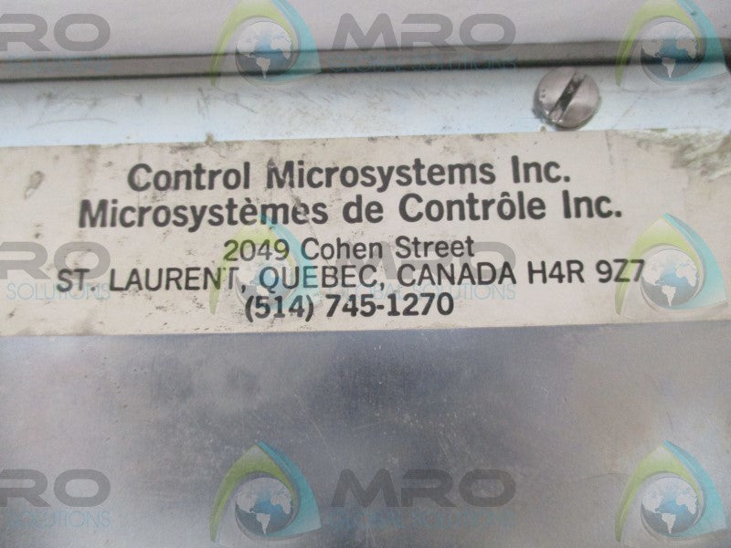 CONTROL MICROSYSTEMS A000749 16-SLOT RACK  UNMP