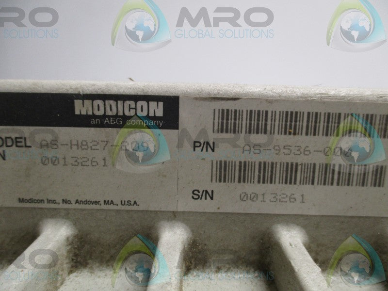 MODICON AS-H827-209 AS-9536-000 SLOT RACK  UNMP