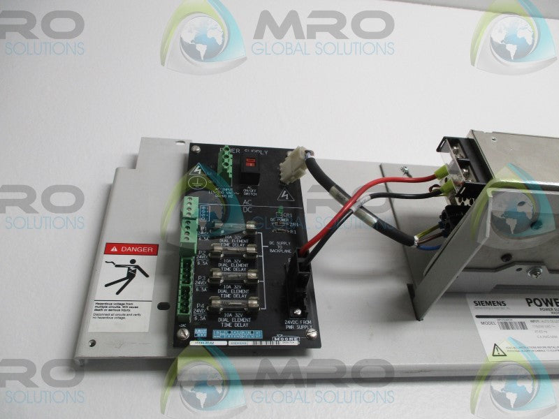 SIEMENS 39PSR2ANCN APACS+ POWERAC POWER SUPPLY RACK  NSNP