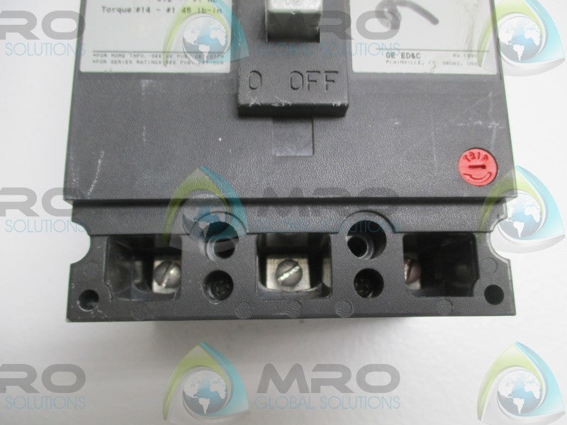 GENERAL ELECTRIC THED136015 CIRCUIT BREAKER 15A (GREEN)  UNMP