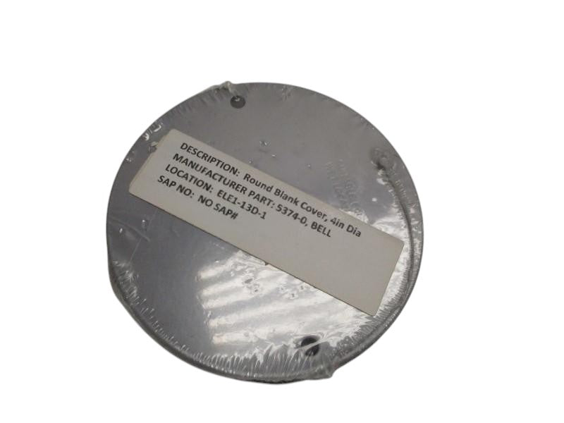 BELL 5374-0 ROUND BLANK COVER  NSMP