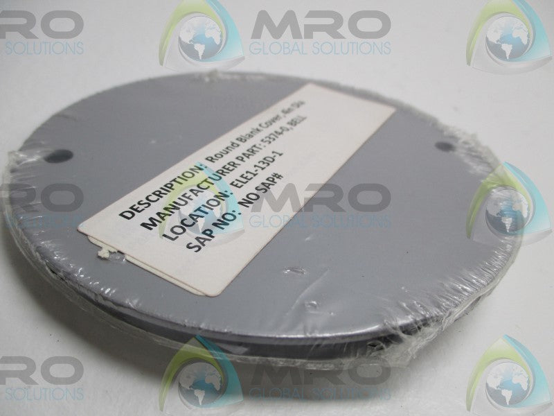 BELL 5374-0 ROUND BLANK COVER  NSMP