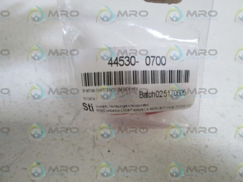STI SPARTAN EMERGENCY OVERIDE KEY 44530-0700 NSNP IN BAG