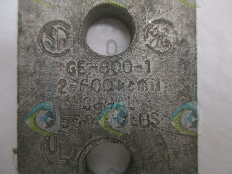 GENERAL ELECTRIC GE-600-1 2-600kcmil TERMINAL LUG  UNMP