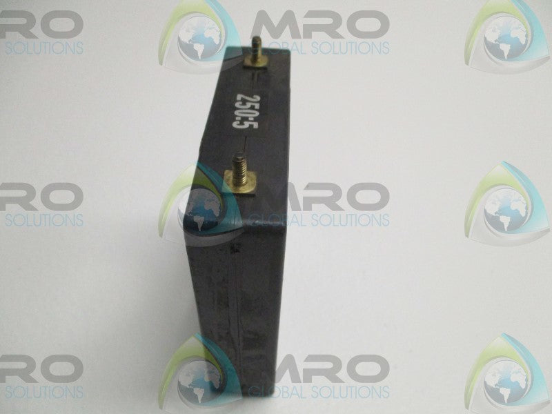 DYNAMETRON 6SHT-251 CURRENT TRANSFORMER RATIO 250:5  UNMP