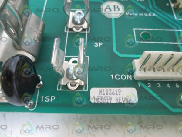 ALLEN BRADLEY PCB BOARD 103619 REV. 08  NSNP