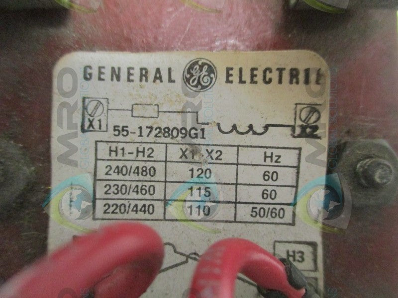 GENERAL ELECTRIC 55-172809G1 TRANSFORMER  UNMP