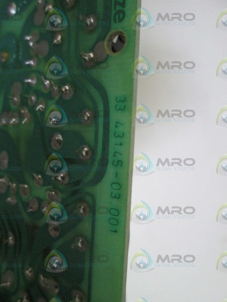 LENZE CIRCUIT BOARD 431 UNMP