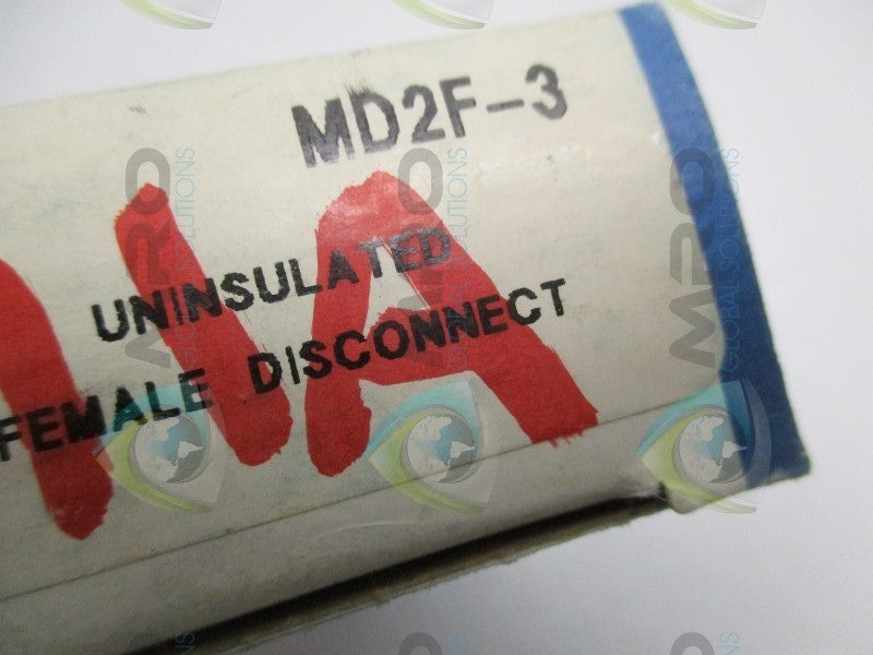 THOMAS & BETTS MD2F-3 UNINSULATED FEMALE DISCONNECT  NSNP