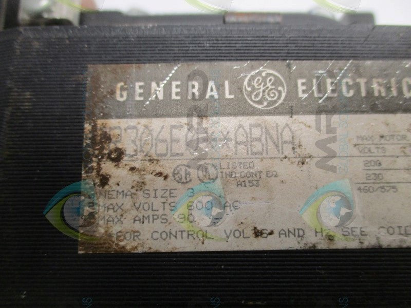 GENERAL ELECTRIC CR306E0ABNA MOTOR STARTER SIZE 3  UNMP