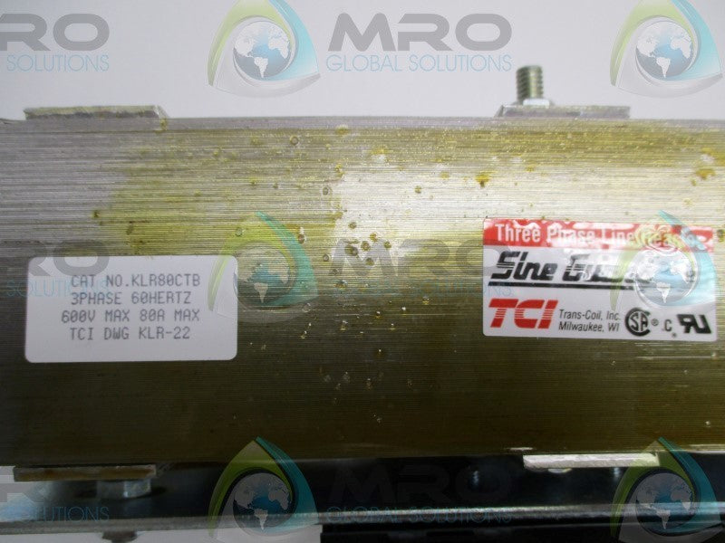 TCI KLR80CTB 3-PHASE LINE REACTOR  NSNP