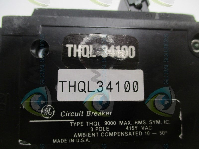 GENERAL ELECTRIC THQL34100 CIRCUIT BREAKER 100A  UNMP