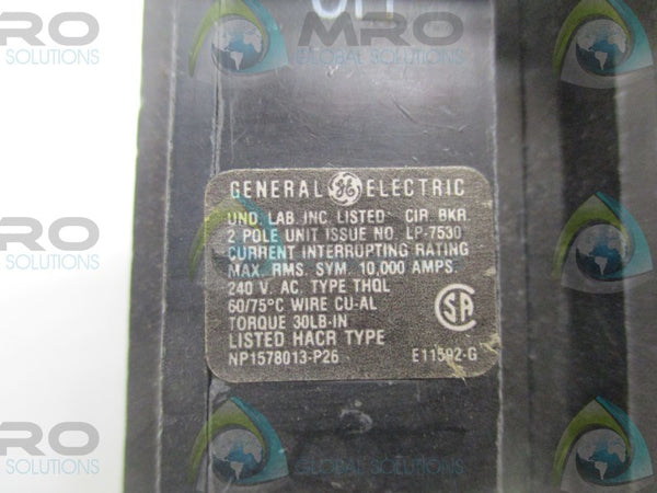 GENERAL ELECTRIC THQL2120 CIRCUIT BREAKER 20A  UNMP